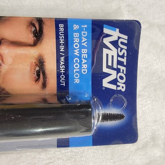 Just For Men 1-DAY Beard & Brow Color DARKEST BROWN/BLACK - Picture 3 of 5